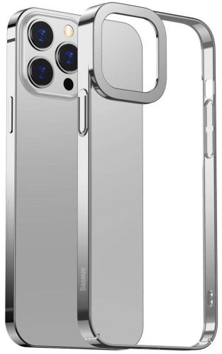 Чехол Baseus Glitter ARMC000412 для iPhone 13 Pro серебристый