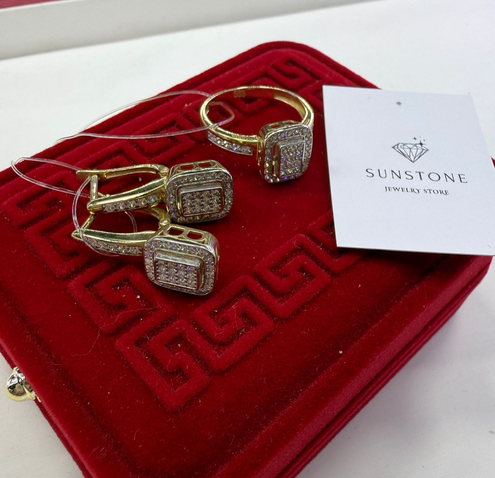 Комплект Sunstone S235 17-19р 7.2гр золото 585 купить,500000
