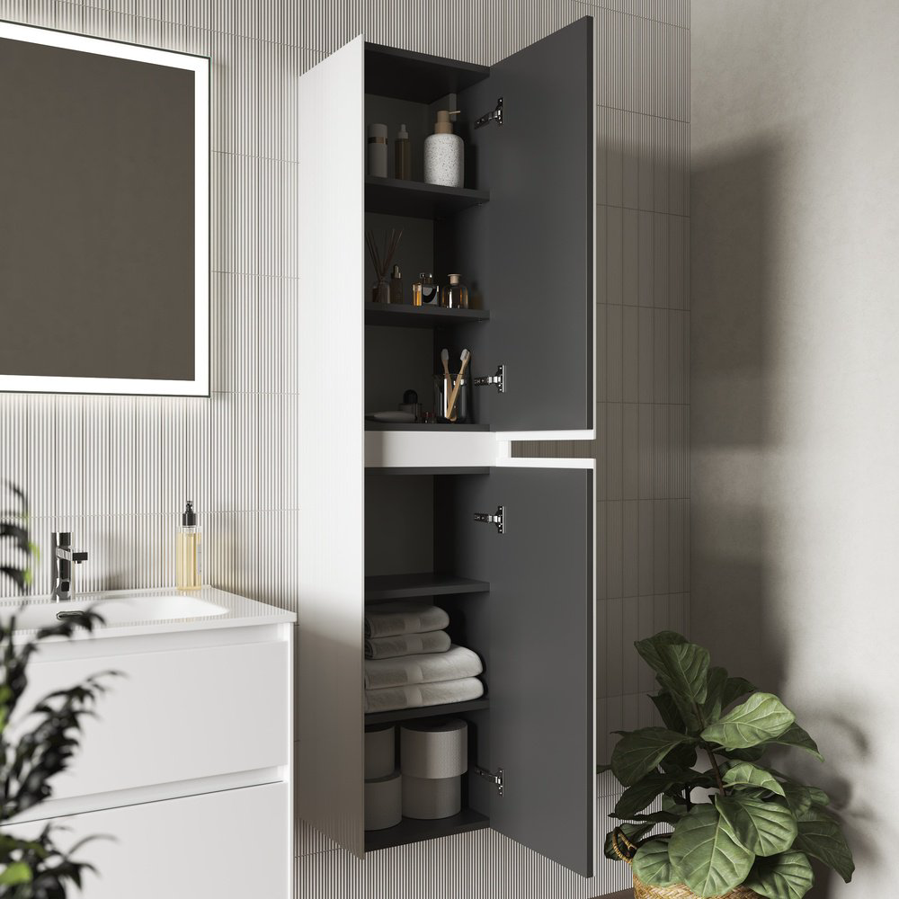 Шкаф-пенал KABINKA.KZ Cento 35 PCN35W 35x30x160см белый купить,NaN