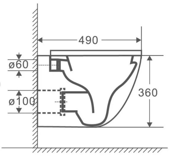 Унитаз WeltWasser Merzbach 043 MT-WT белый купить,298900