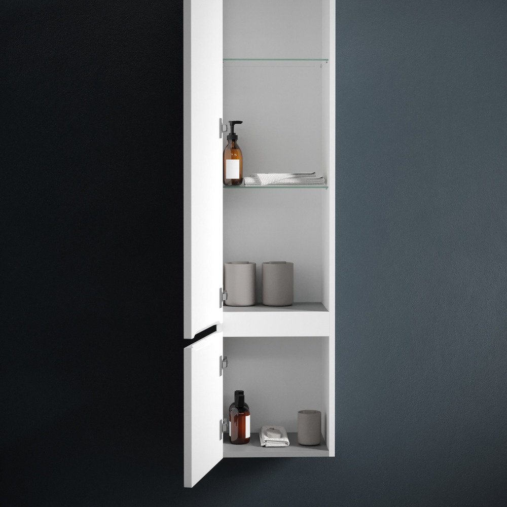 Шкаф-пенал навесной KABINKA.KZ Very 35, 35x30x160 см, белый