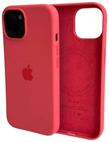 Чехол Для Apple iPhone 15 розовый купить,17069