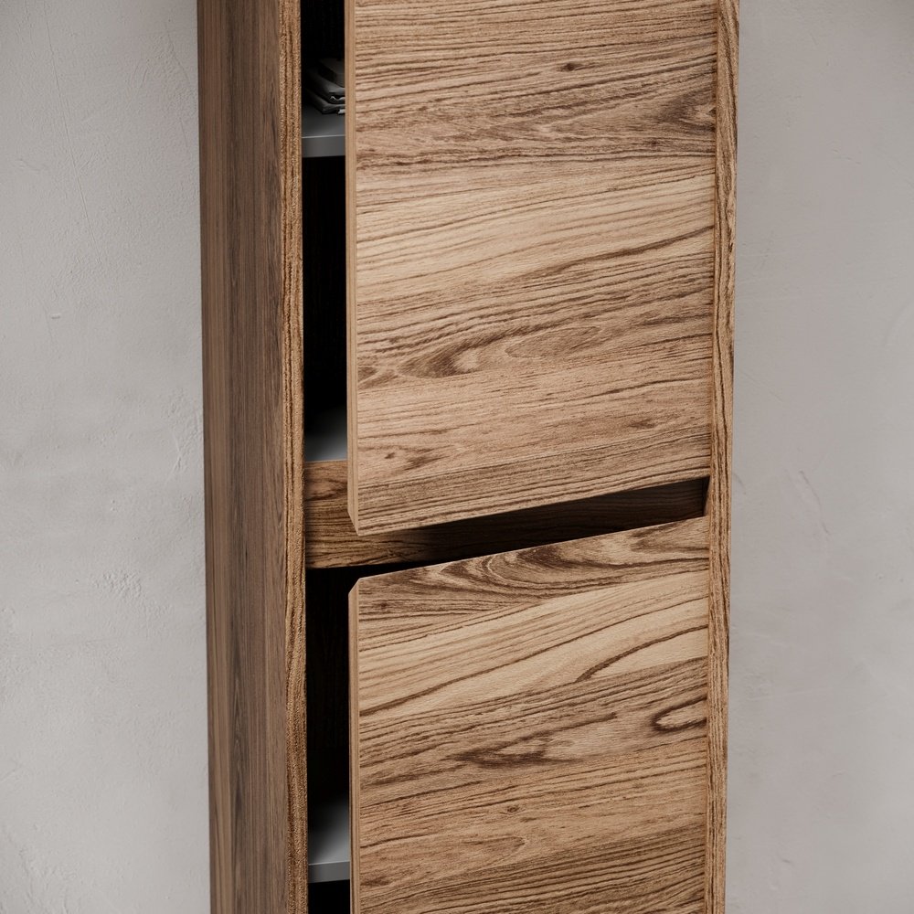 Шкаф-пенал KABINKA.KZ PLB35ECH 35x30x160см коричневый купить,NaN