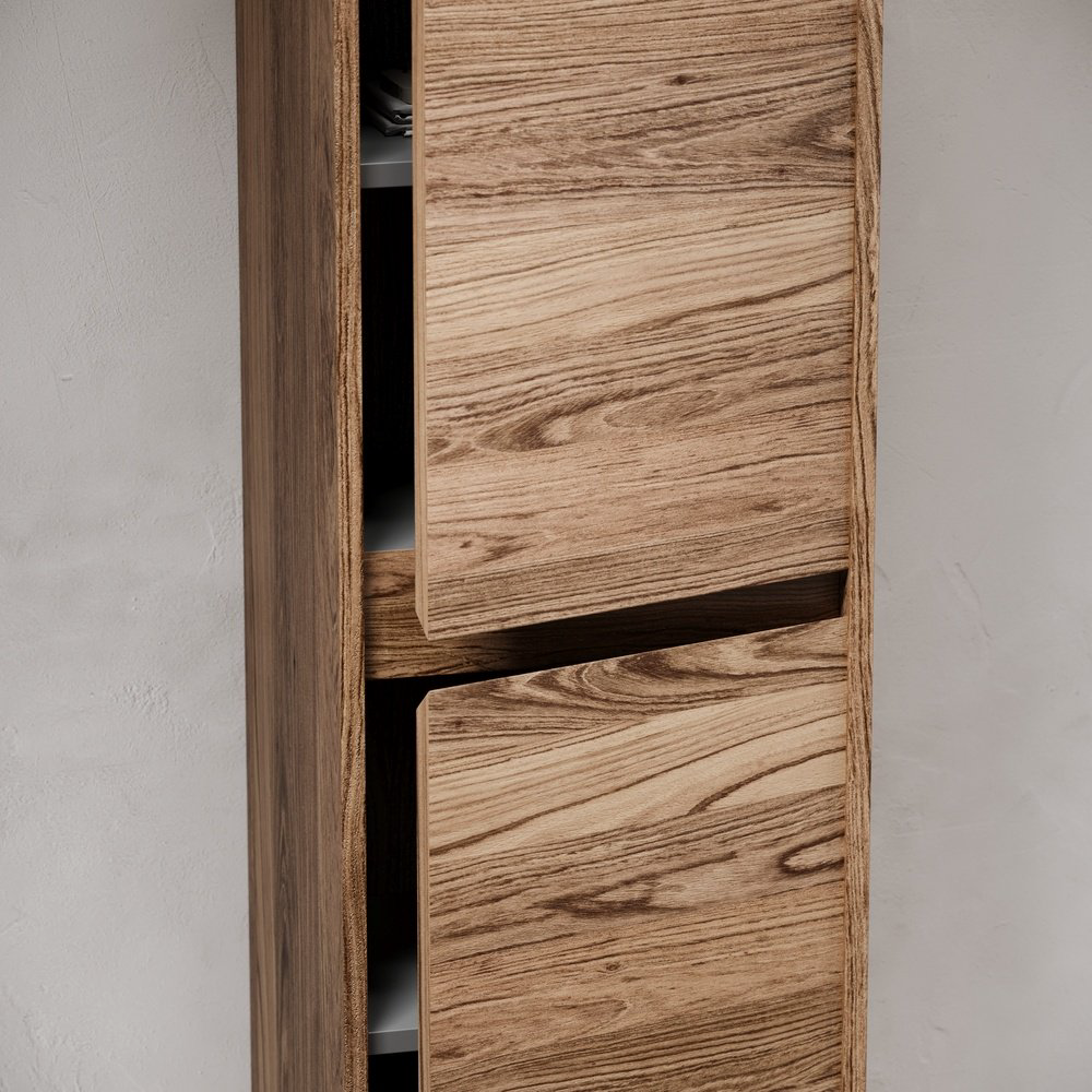 Шкаф-пенал KABINKA.KZ PLB35ECH 35x30x160см коричневый купить,NaN