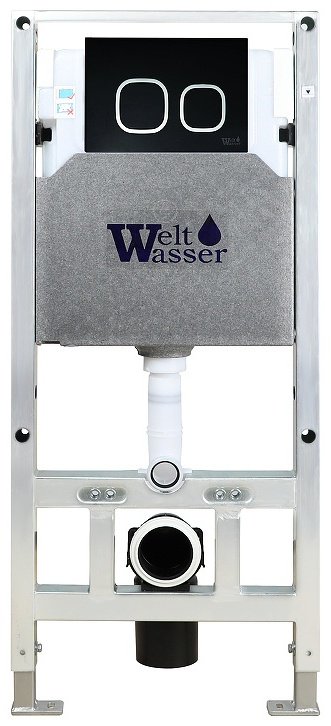 WeltWasser унитаз с инсталляцией Nesenbach 004 GL-WT, санфаянс