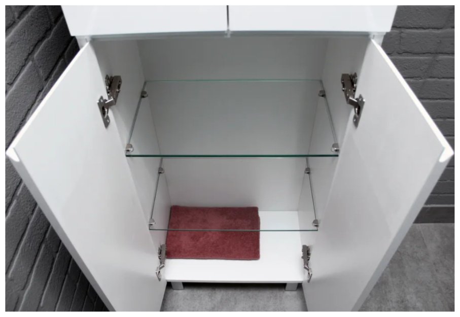 Шкаф-пенал напольный KABINKA.KZ Байтерек , 50x32x180 см, белый