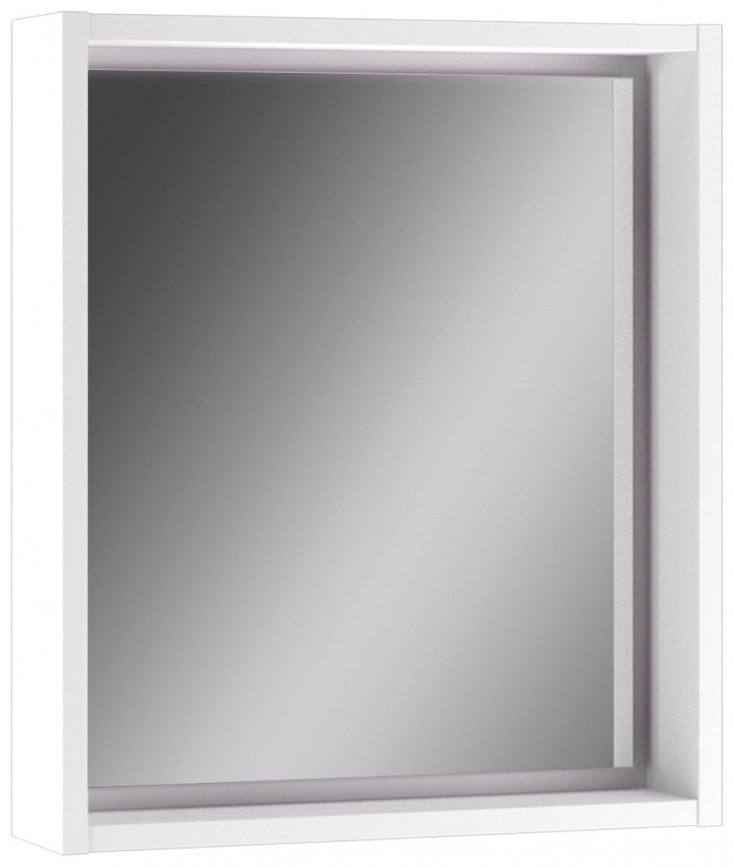 Зеркало навесной KABINKA.KZ Адай, 60x13.8x70 см, белый