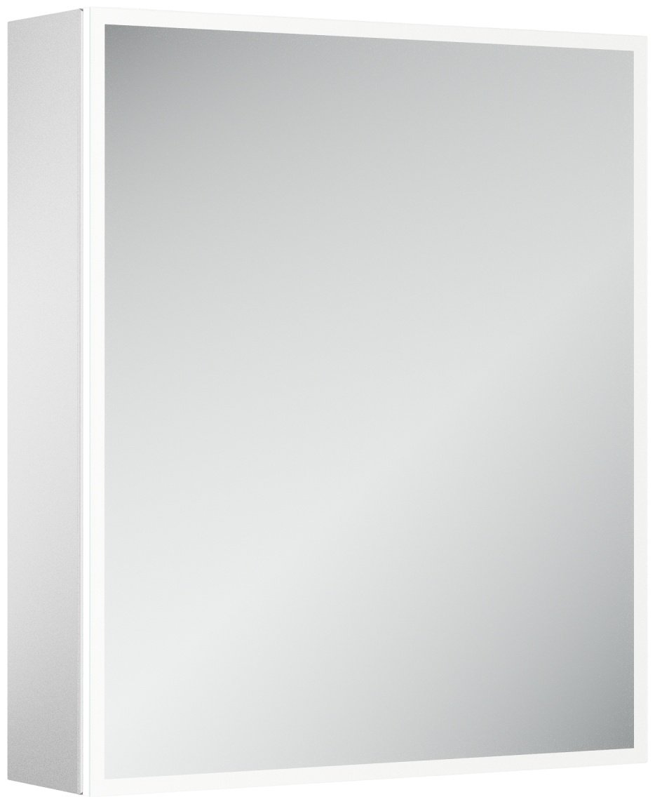 Шкаф зеркальный навесной Kabinka.kz Evoke 60x13.6x70см серый купить,NaN