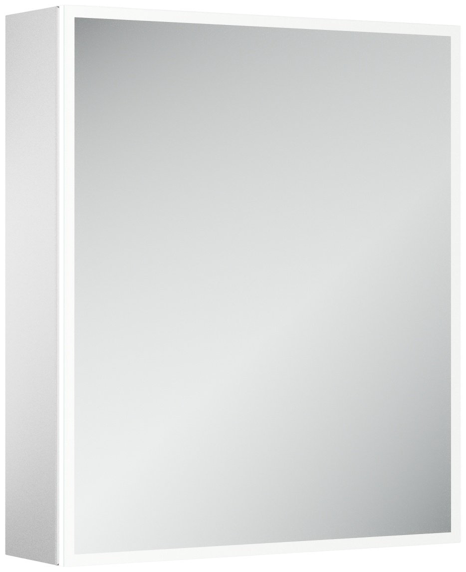 Шкаф зеркальный навесной Kabinka.kz Evoke 60x13.6x70см серый купить,NaN