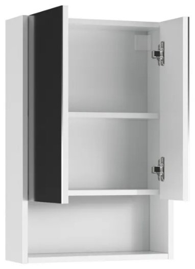 Шкаф зеркальный навесной KABINKA.KZ Адай, 50x16.3x74.2 см, белый