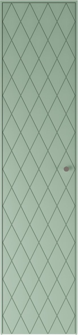 Шкаф зеркальный навесной KABINKA.KZ LO3502P, 37x30.2x150 см, зеленый