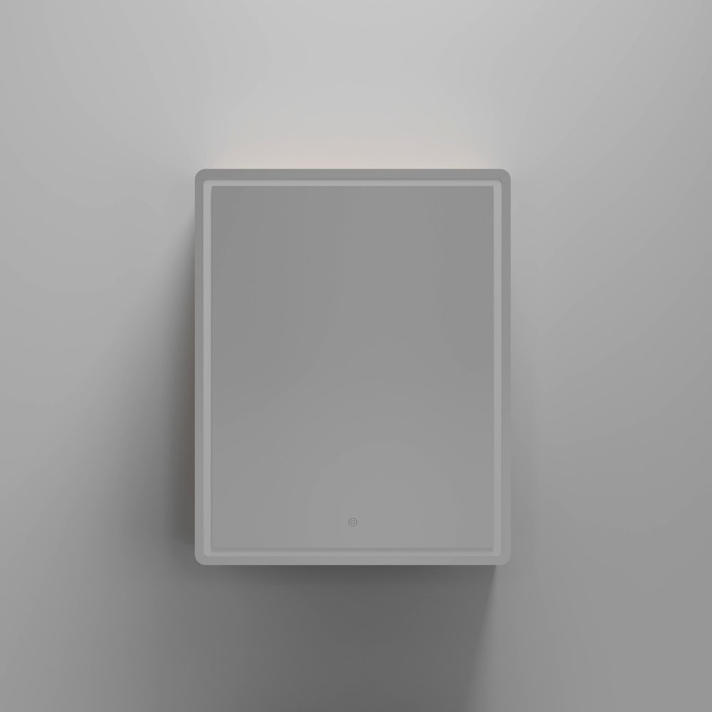 Шкаф зеркальный навесной KABINKA.KZ Mirror, 59x15x74 см, коричневый