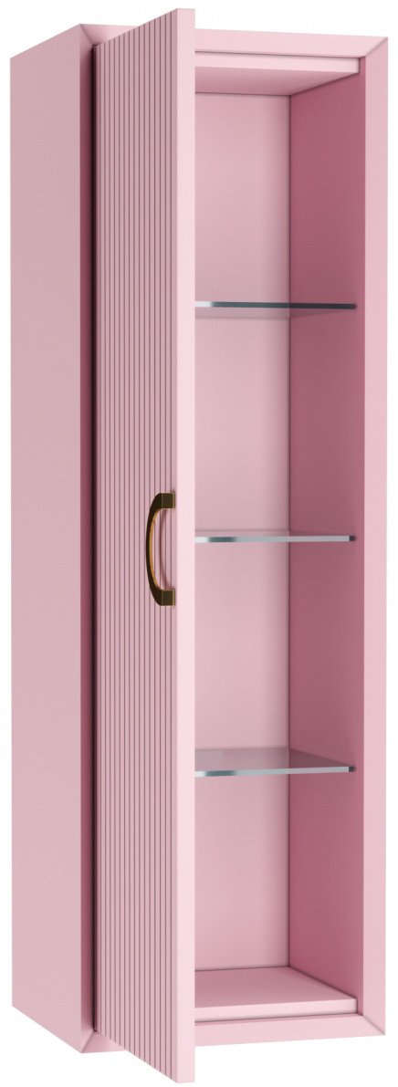 Шкаф-пенал навесной KABINKA.KZ LT3602P, 35x30x110 см, розовый
