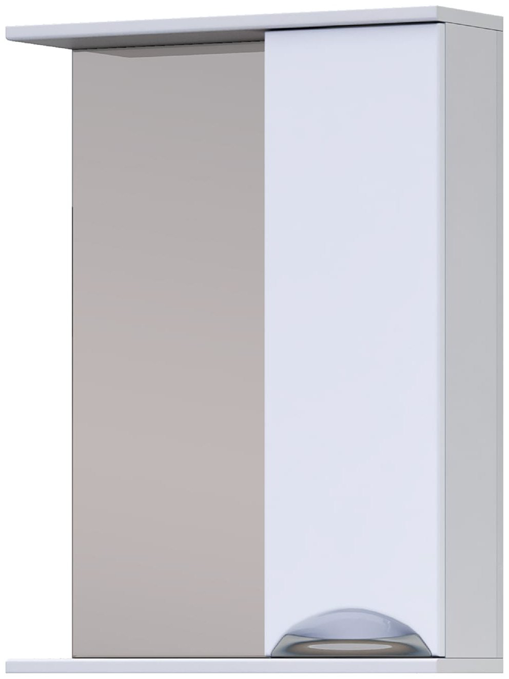Шкаф зеркальный навесной KABINKA.KZ Callao 50, 50x15.6x70 см, белый купить,NaN