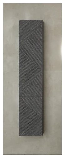 Шкаф-пенал навесной KABINKA.KZ Edge 350, 35x28.8x151 см, графит купить,NaN
