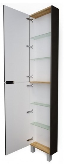 Шкаф-пенал MarkaOne Gaula 40x15x190см купить,NaN