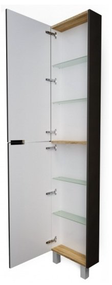 Шкаф-пенал MarkaOne Gaula 40x15x190см купить,NaN