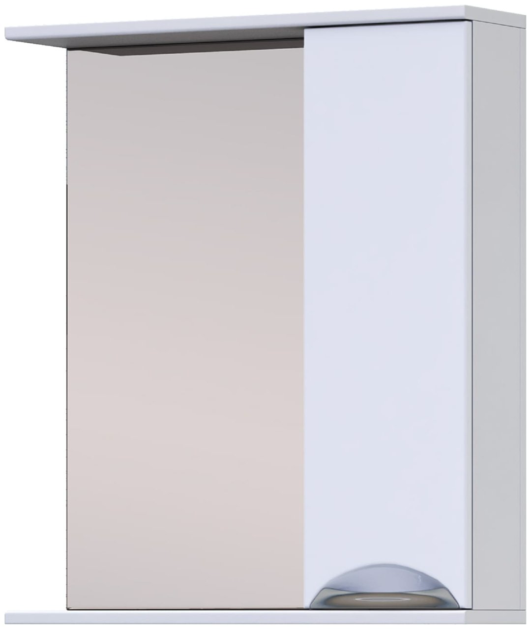 Шкаф зеркальный навесной Kabinka.kz Callao 600 60x15.6x70см белый купить,NaN