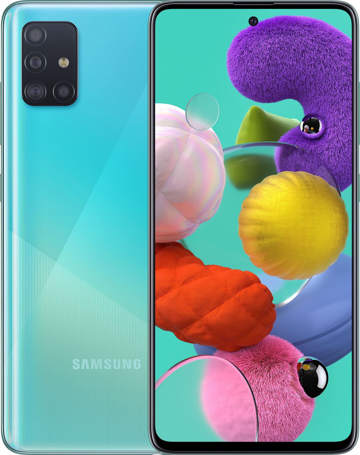 Смартфон Samsung Galaxy A51 64Gb Blue купить,NaN