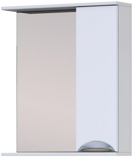 Шкаф зеркальный навесной Kabinka.kz Callao 600 60x15.6x70см белый