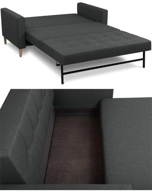Мини-диван Patio, 142х87 см, обивка рогожка, бежевый - ForteMarket Мини-диван Patio, 142х87 см, обивка рогожка, бежевый купить,0