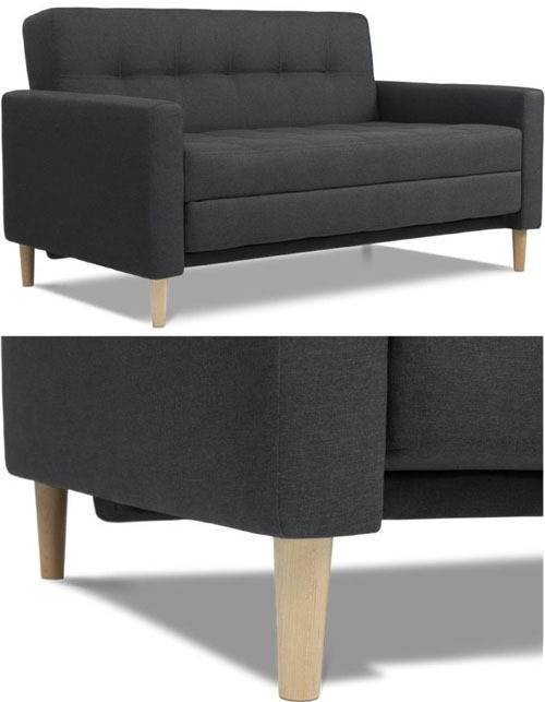 Мини-диван Patio, 142х87 см, обивка рогожка, бежевый - ForteMarket Мини-диван Patio, 142х87 см, обивка рогожка, бежевый купить,0