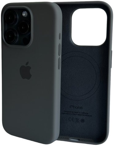 Чехол Для Apple iPhone 15 Pro Max серый купить,670