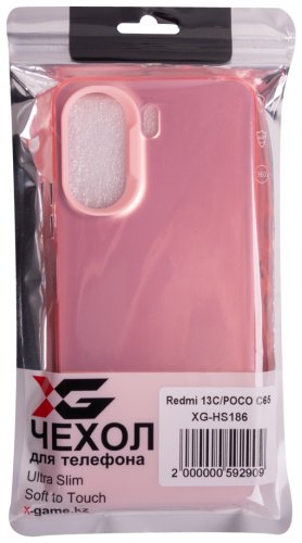 Чехол Xiaomi для POCO C65, Redmi 13C розовый купить,NaN
