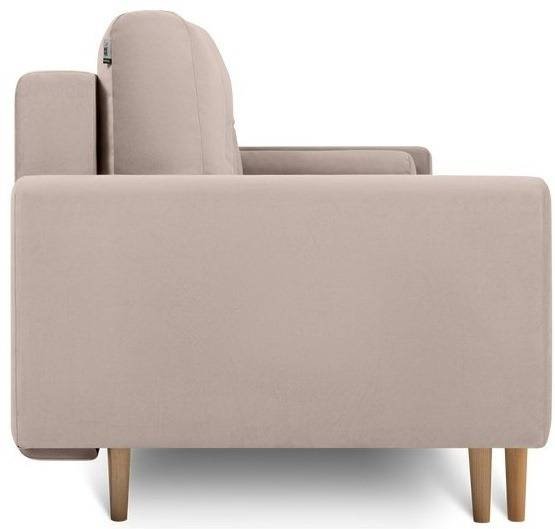 Диван прямой Patio, 216х140 см, обивка ткань, бежевый купить,0