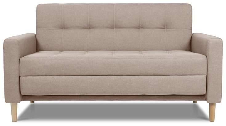 Диван mebel.kz Нумо Мини, 142х87 см, обивка ткань, бежевый