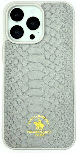 Чехол Santa Barbara Polo & Racquet Club для Apple iPhone 15 Pro серый купить,1270