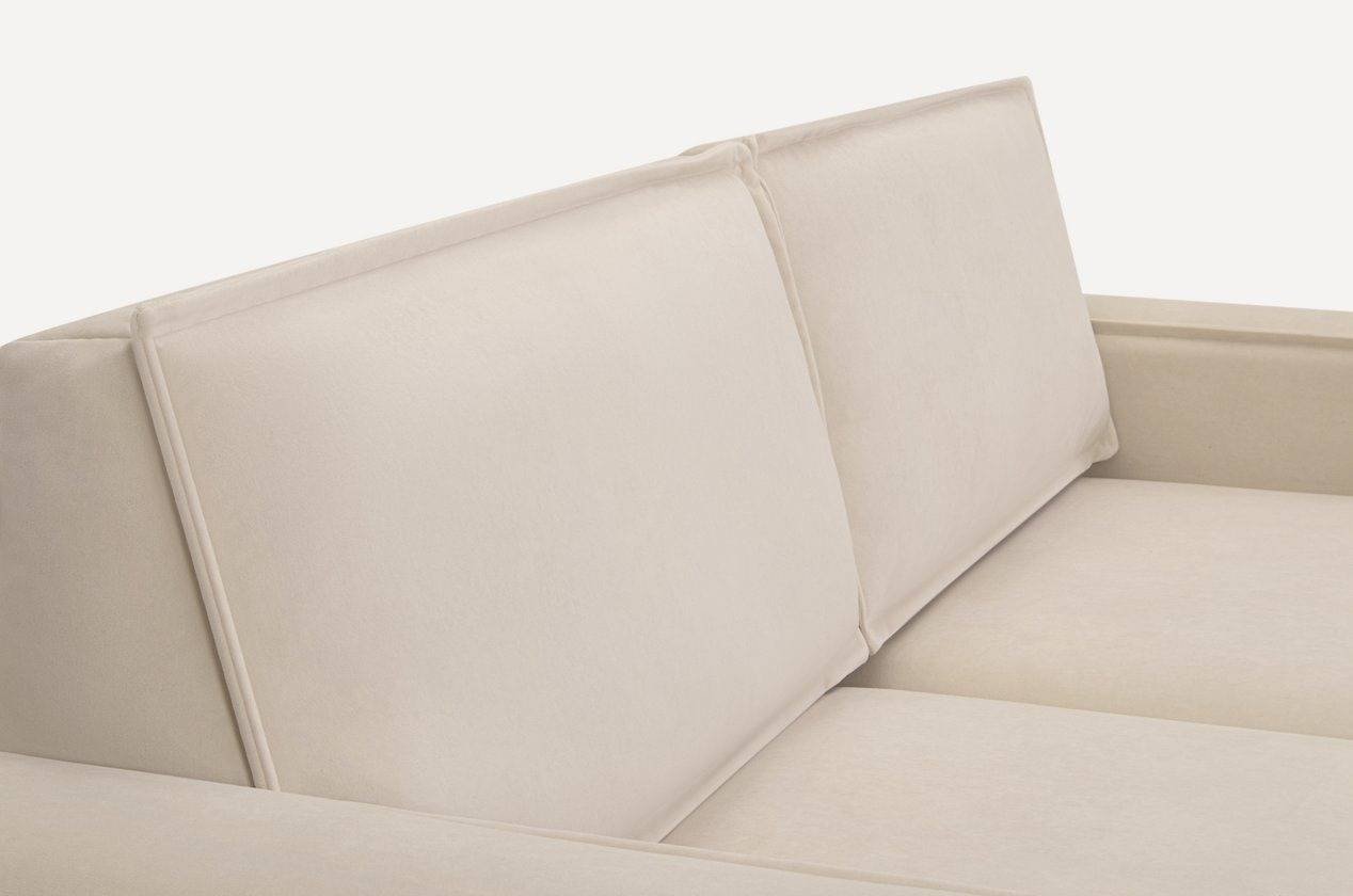 Диван модульный Patio, 158х254 см, обивка ткань, бежевый купить,0
