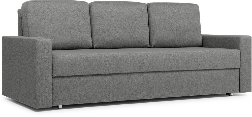 Диван прямой divan.ru Порту, 227х97 см, обивка ткань, серый