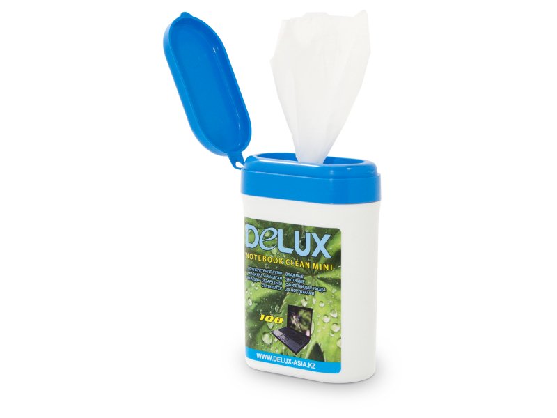 Чистящие салфетки Delux Notebook clean Mini 100шт купить,NaN