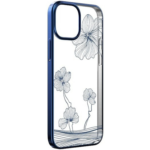 Чехол Devia Flora для IPhone 13 синий