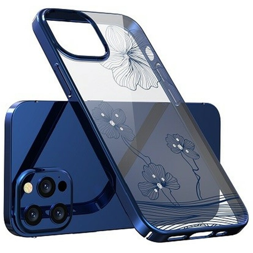 Чехол Devia Flora для IPhone 13 синий - ForteMarket Чехол Devia Flora для IPhone 13 синий купить,0