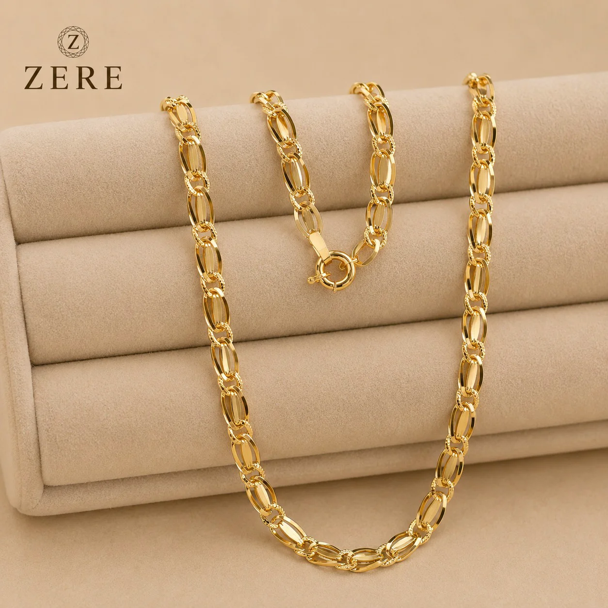 Цепочка Zere ZR010810 жёлтое золото 6.82гр 50см - ForteMarket Цепочка Zere ZR010810 жёлтое золото 6.82гр 50см купить,561560