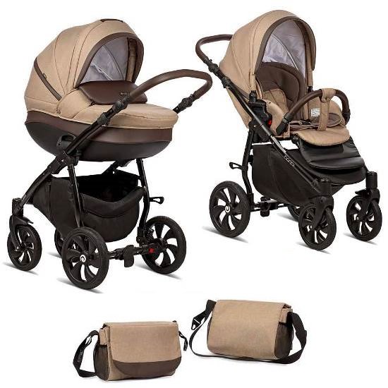 Коляска 2в1 Tutis  Nanni&nbsp;023 Cappuccino/Dark Brown купить,NaN