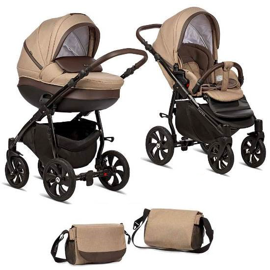 Коляска 2в1 Tutis  Nanni&nbsp;023 Cappuccino/Dark Brown купить,NaN