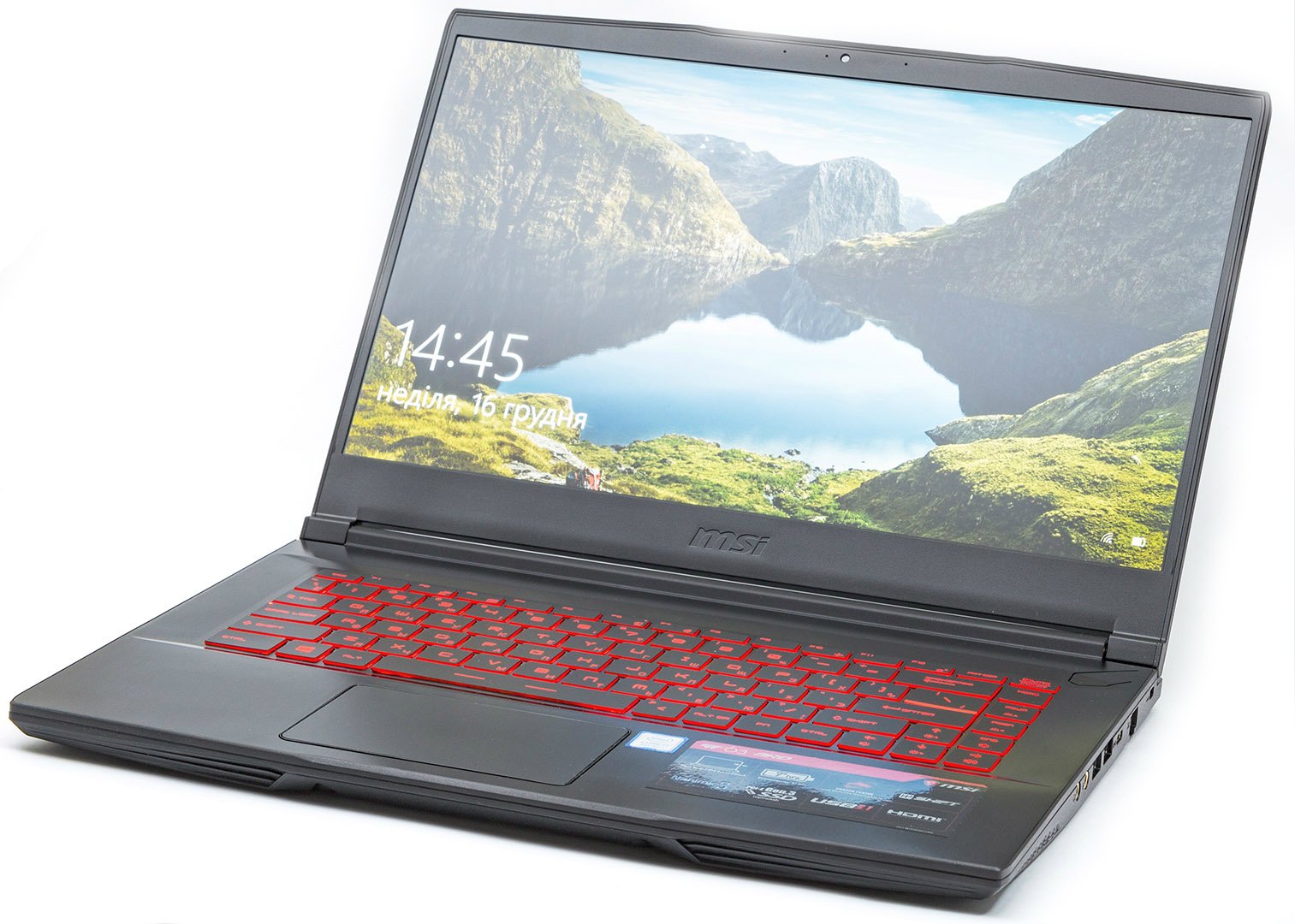 Ноутбук MSI GF63 Thin 8SC-026X/9S7-16R312-026 черный