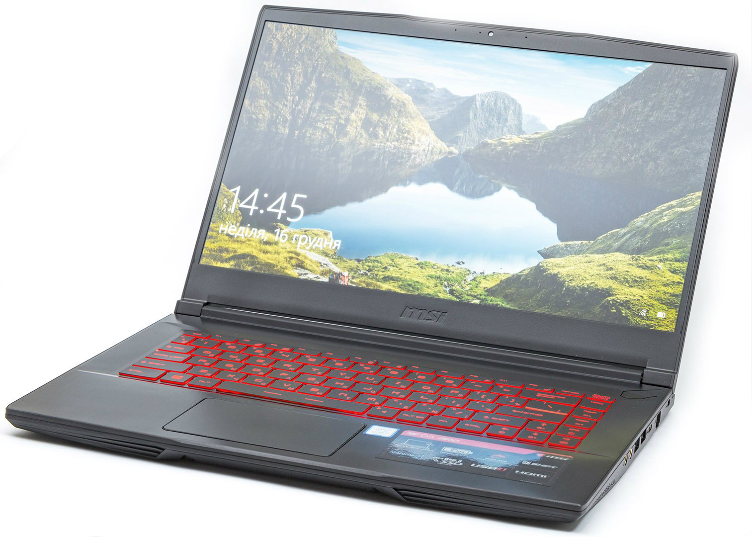 Ноутбук MSI GF63 Thin 8SC-026X/9S7-16R312-026 черный