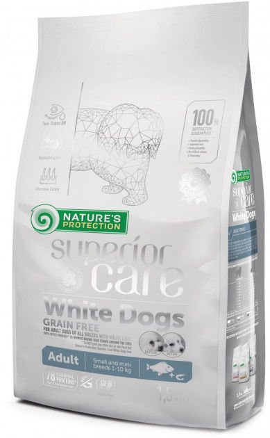 Сухой корм NP Superior Care White Dogs GF White Fish Adult Small and Mini Br. с рыбой 1,5кг