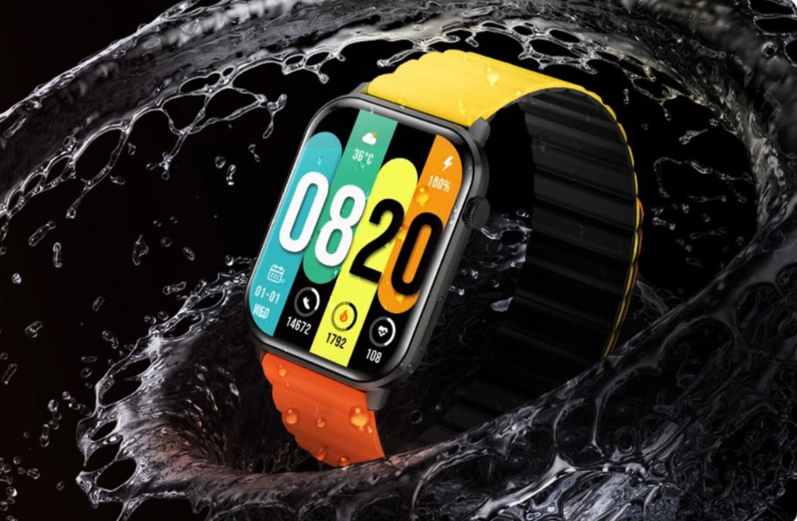 Смарт часы Xiaomi Kieslect Calling Watch Ks black/multicolor купить,0