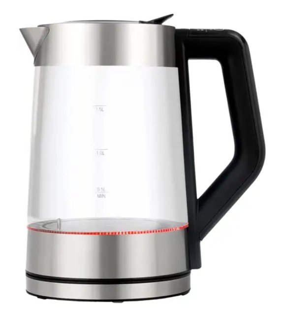 Электрочайник Polaris PWK 1710CGLD серебристый купить,NaN