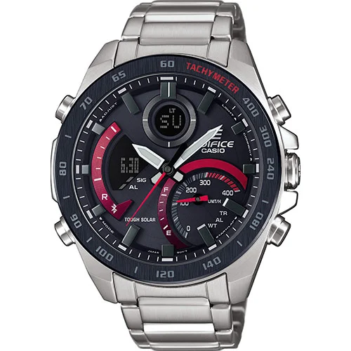 Часы  Casio ECB-900DB-1AER серебристые 