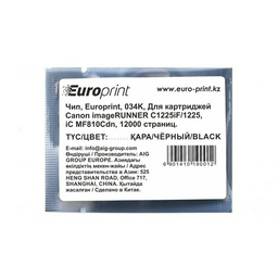 Чип Europrint Canon 034K черный