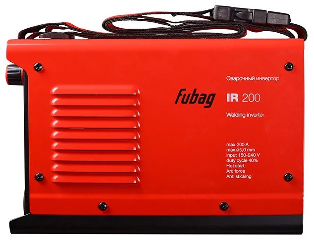 Fubag сварочный инвертор IR 200 (41776) (ручная дуговая сварка (MMA)) купить,NaN