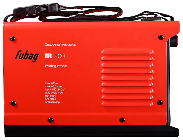 Fubag сварочный инвертор IR 200 (41776) (ручная дуговая сварка (MMA)) купить,NaN
