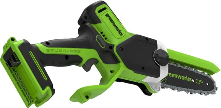 Аккумуляторная цепная пила Greenworks GD24CS15 купить,NaN
