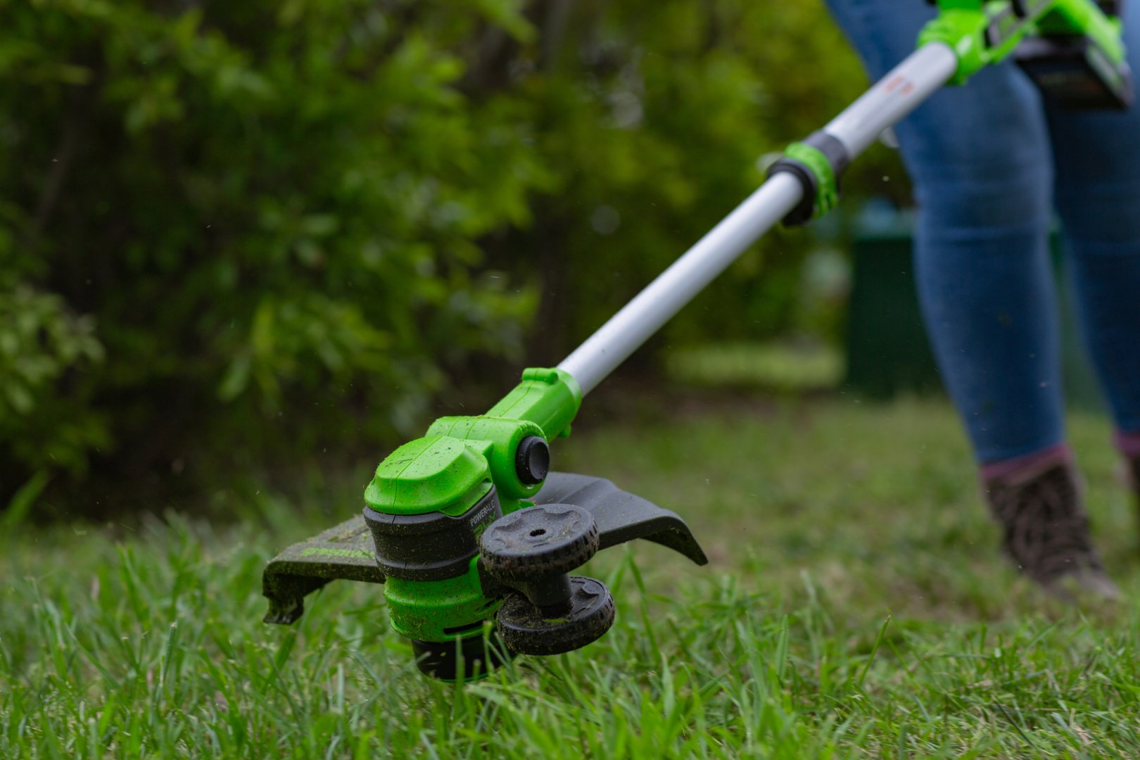 Триммер аккумуляторный Greenworks G24LT301, леска купить,0